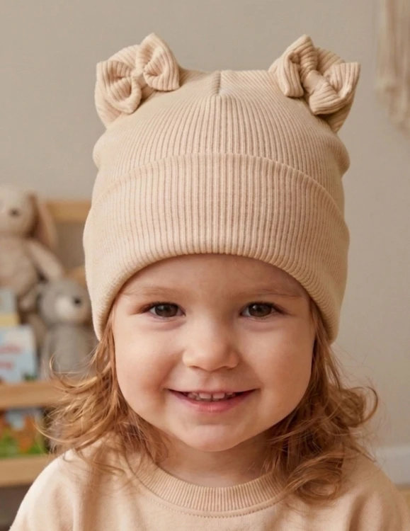 Czapka prążkowana z kokardkami (2).jpg