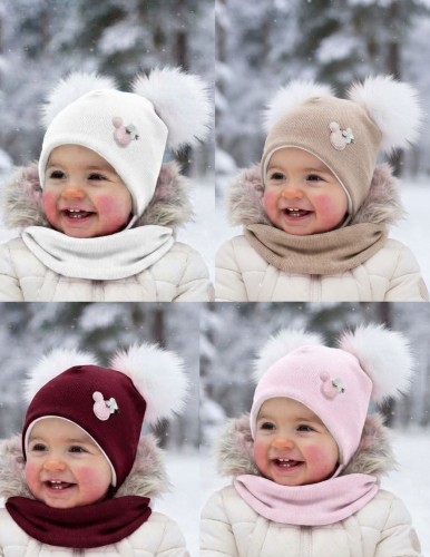 Czapka zimowa z pomponami Myszka (5).jpg