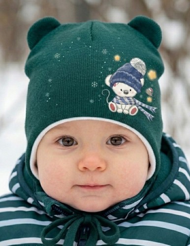 Zimowa czapka z misiem dla chłopca (5).jpg